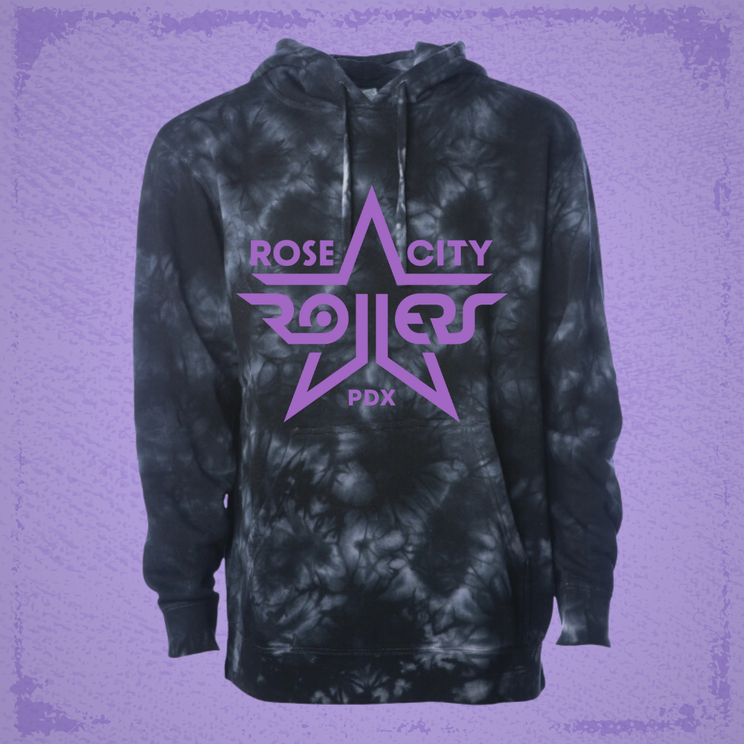 RCR Black Tie Dye Hoodie 2024